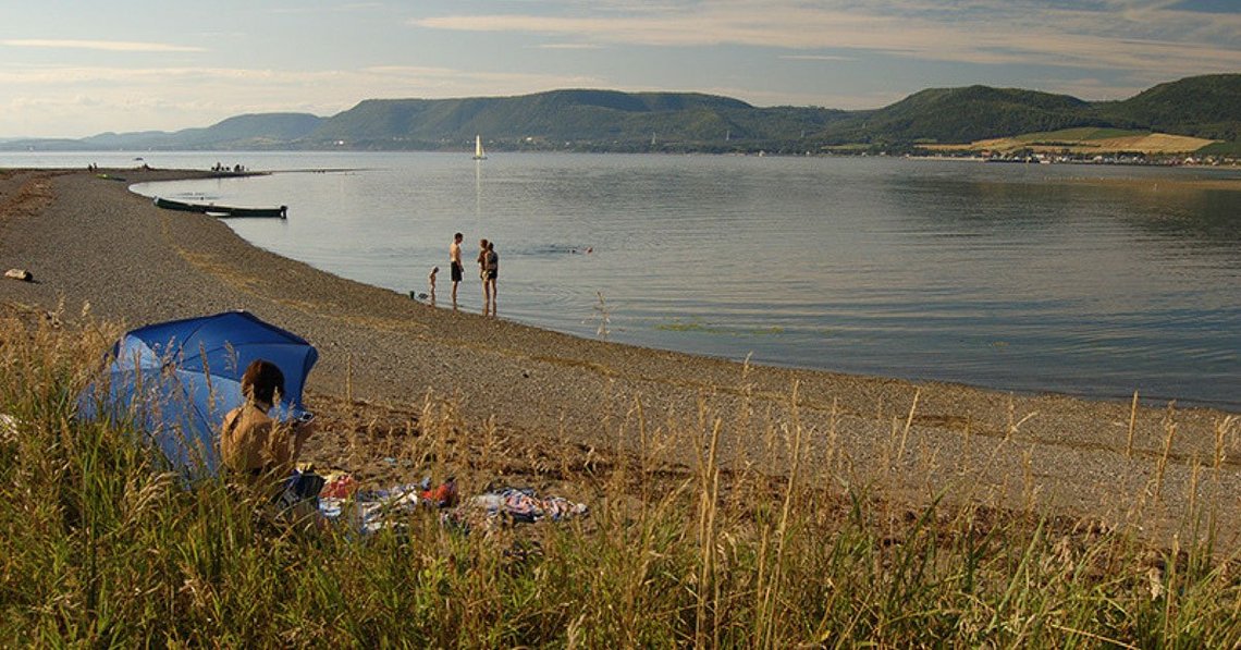 Plage en Gaspésie