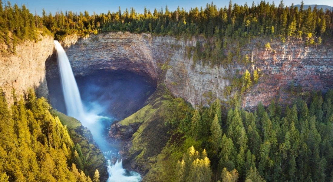 Chutes de Helmcken au Parc Wells Grey Voyage Ouest canadien