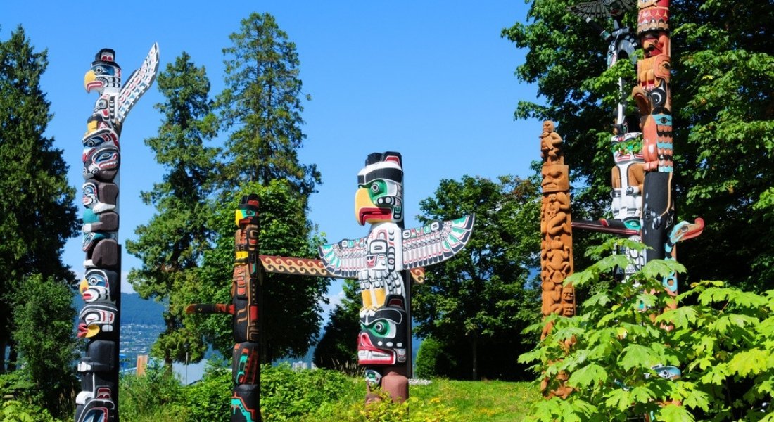 Indigenous art Stanley Park