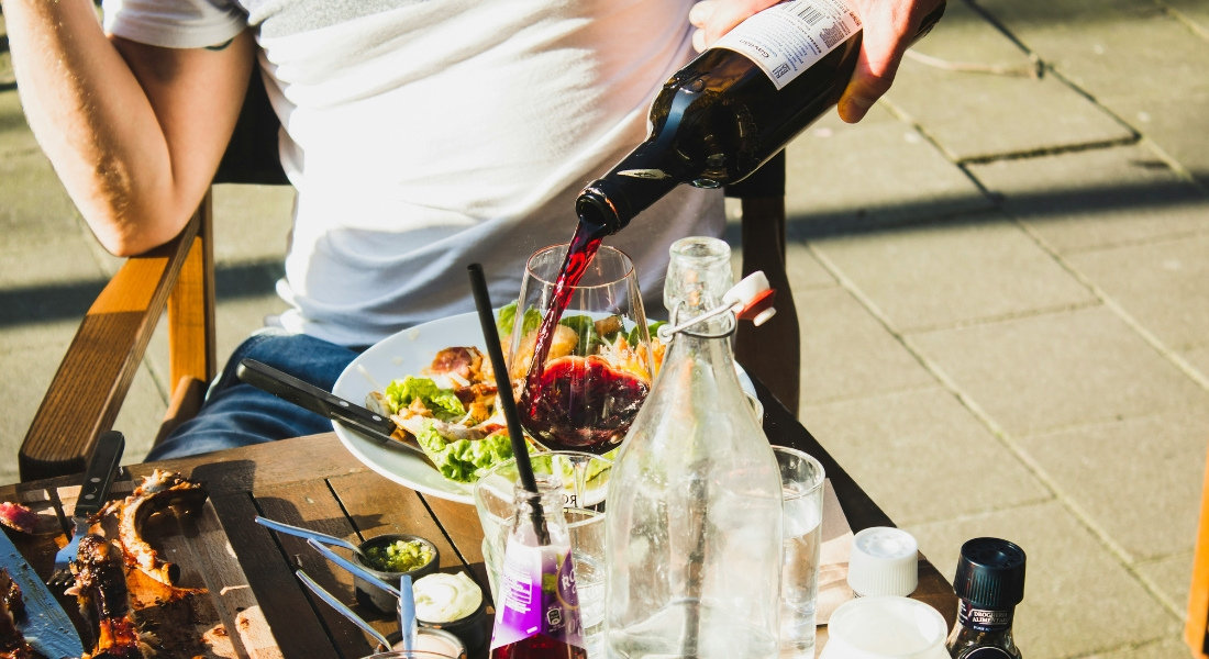 Service in a restaurant