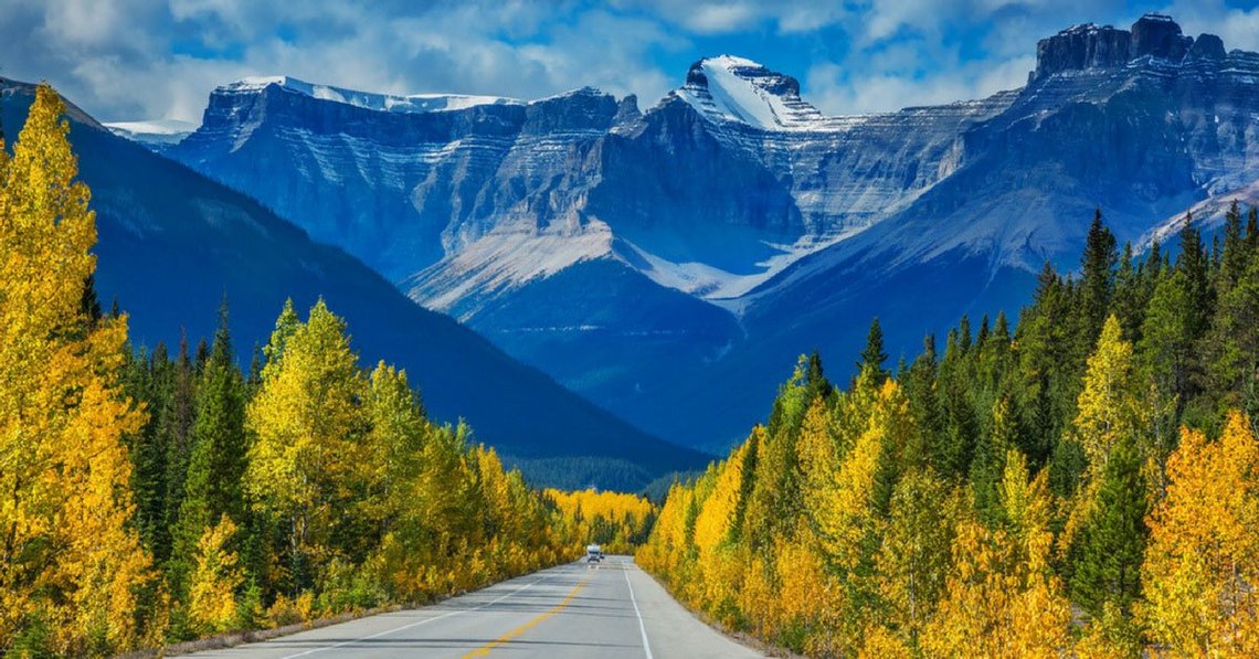 parc de jasper en Alberta au Canada