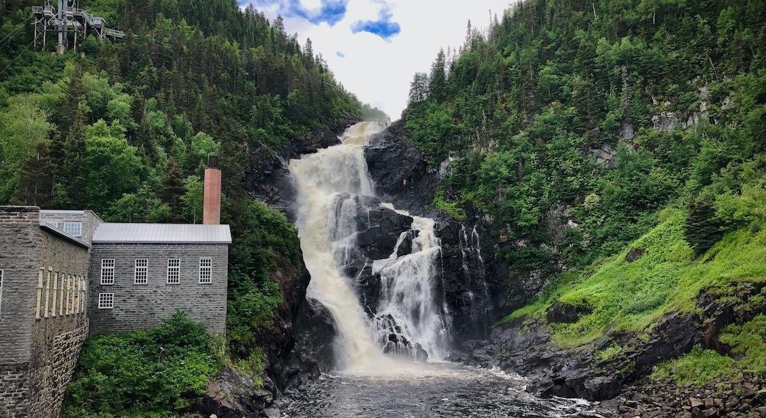 Chute de Val Jalbert au Lac Saint-Jean