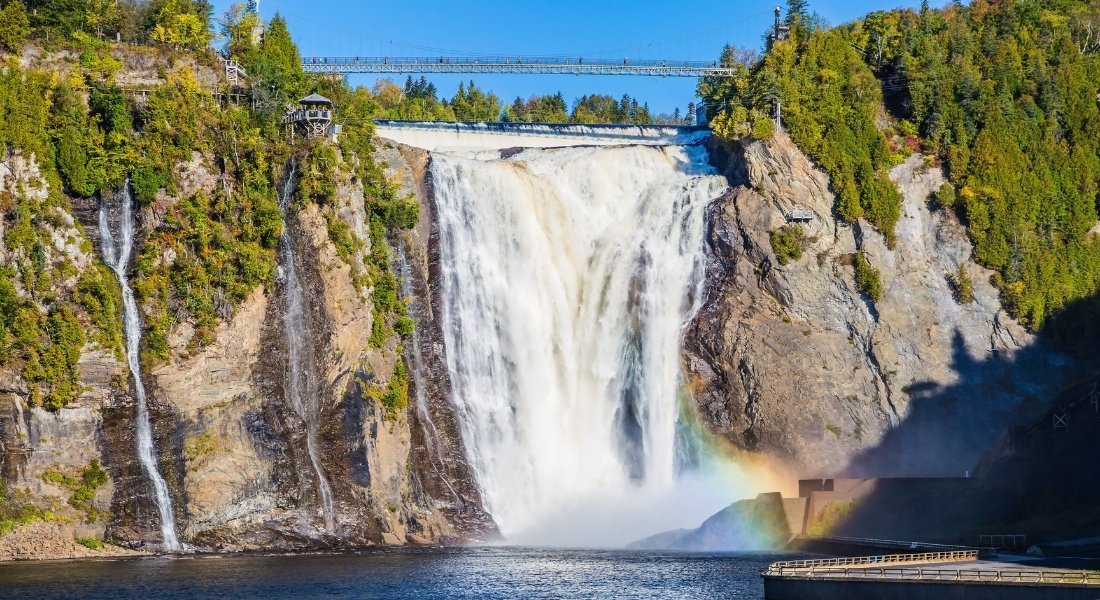Montmorency Falls in Quebec