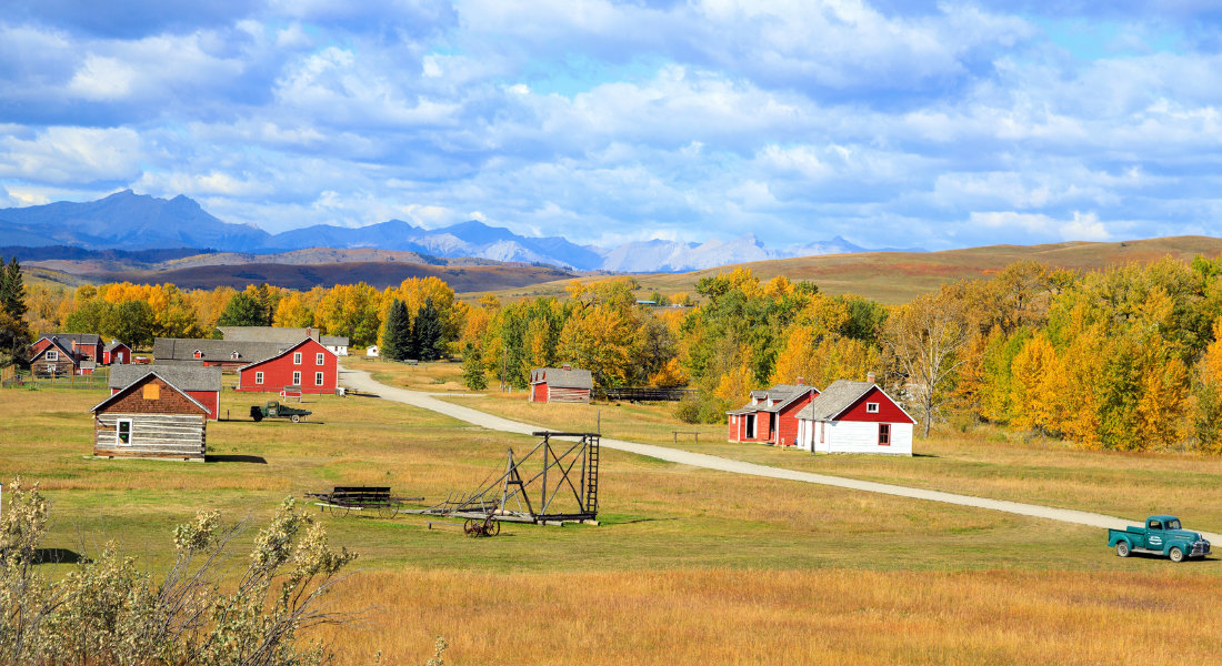Le ranch Bar U en Alberta