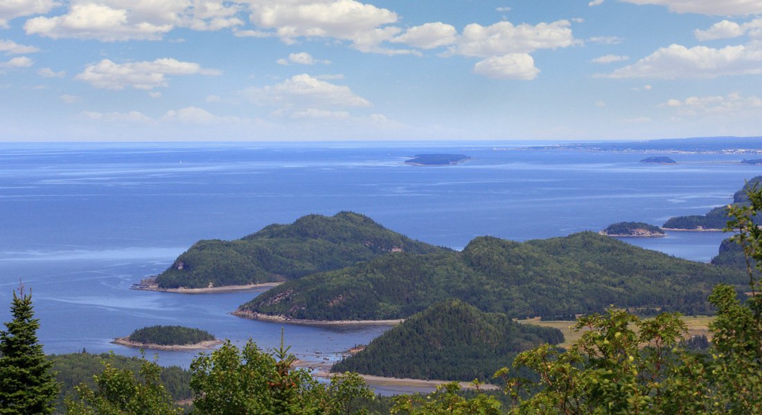 Vue sur le Fleuve Saint Laurent