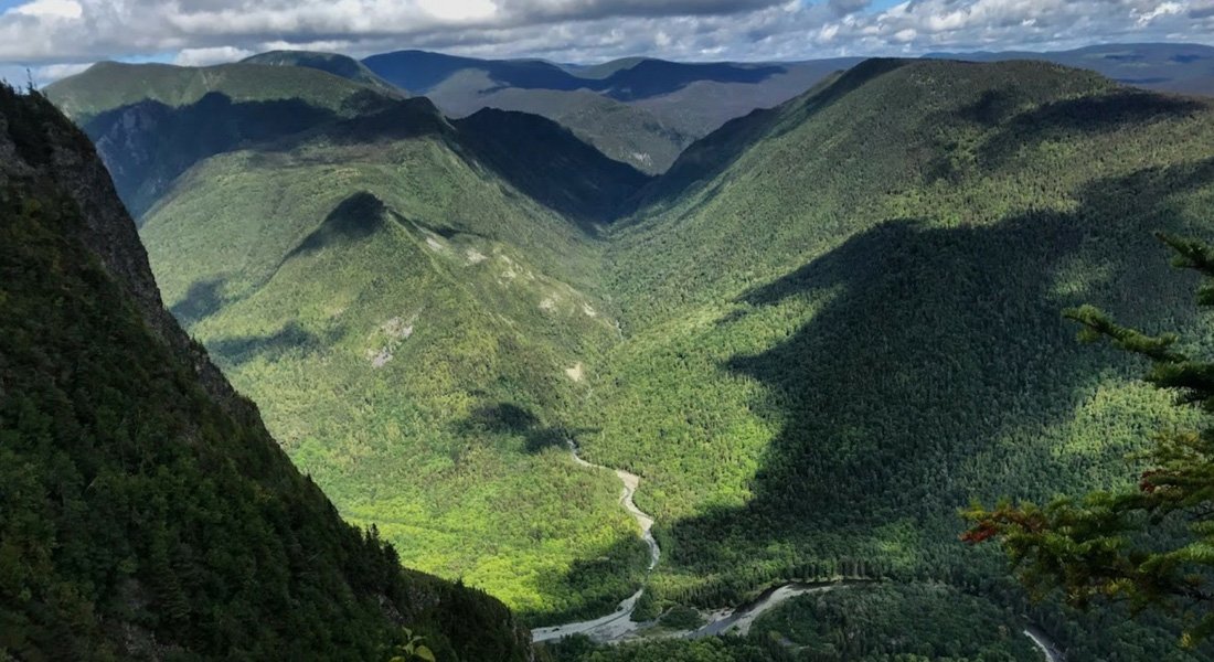 vue du Mont-Nicol-Albert en Gaspésie