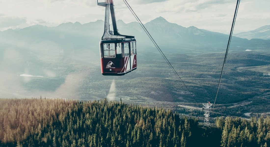 Rando au sommet du mont The Whistlers en Alberta