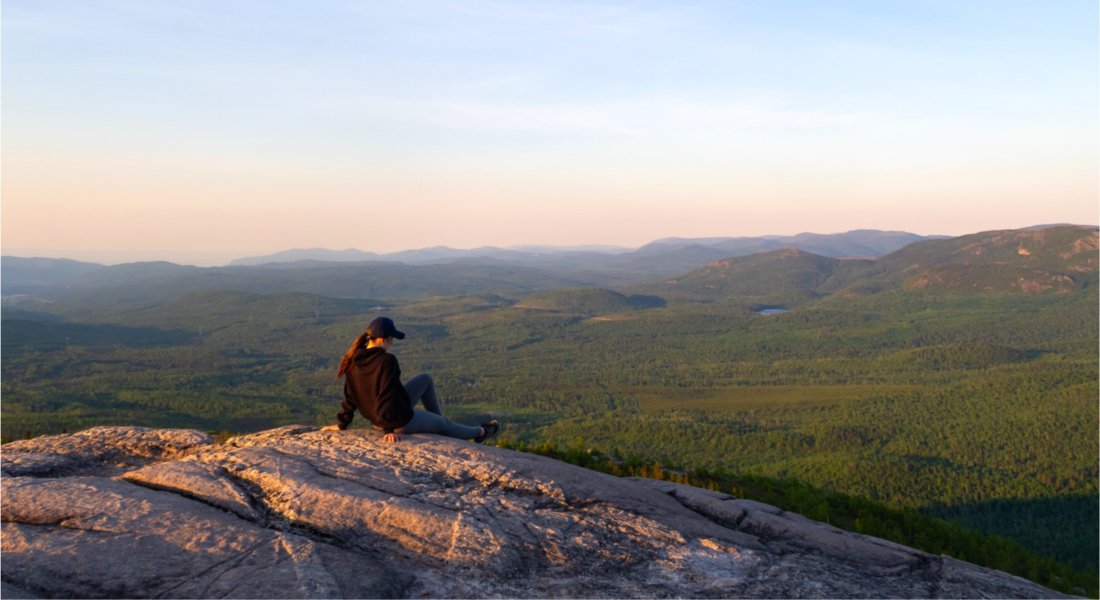 summit of the La Chouenne trail