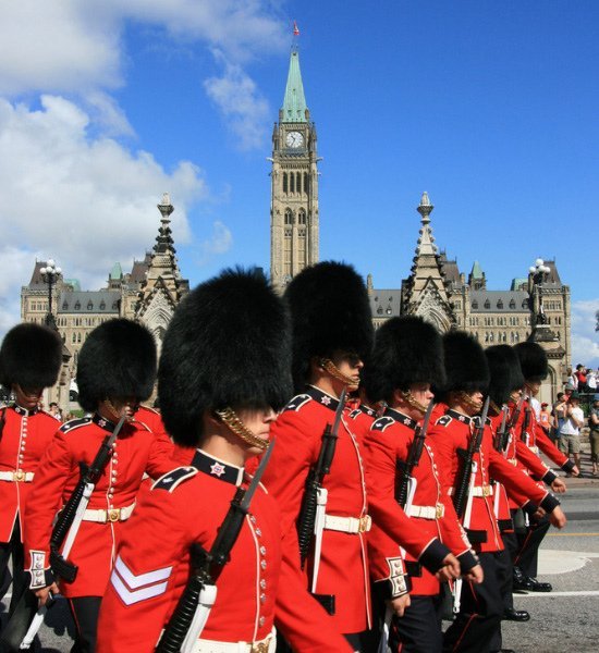 Typical Canadian guards