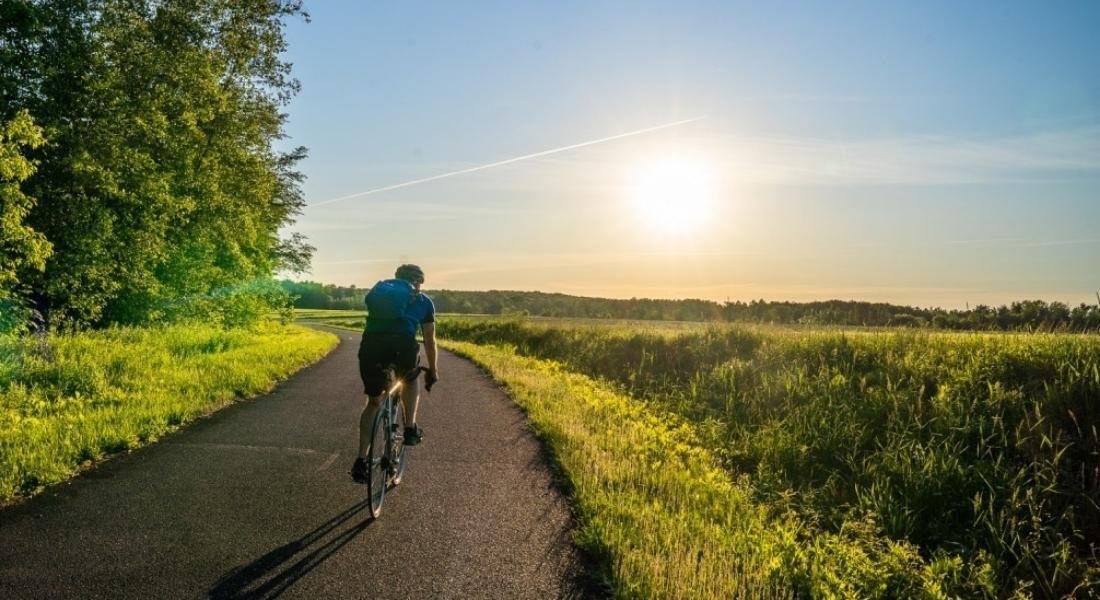 Cyclise sur le réseau cyclable de l'Estriade