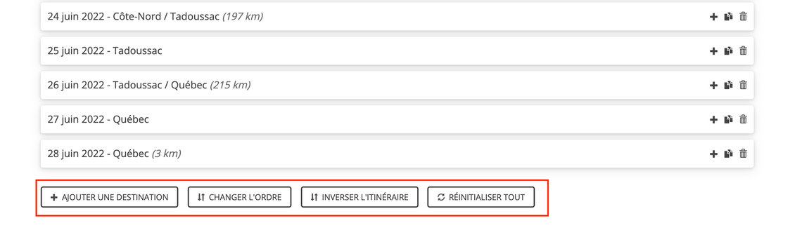outil de planification de voyage en ligne
