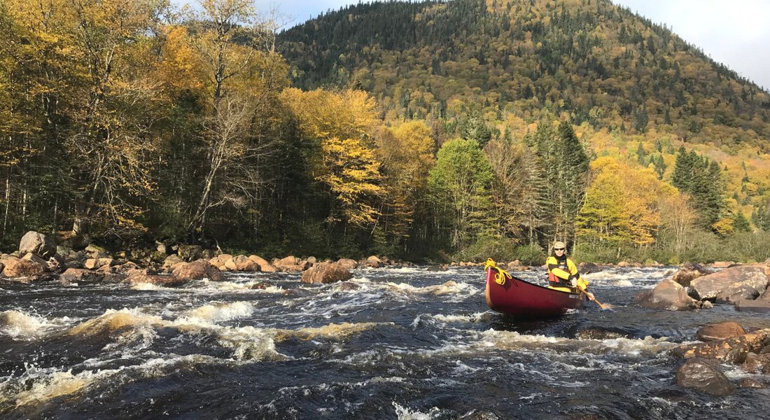 Descente en canot de la rivière Jacques-Cartier