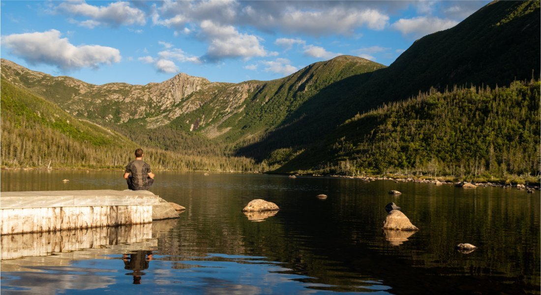 Lac dans le parc de la Gaspésie