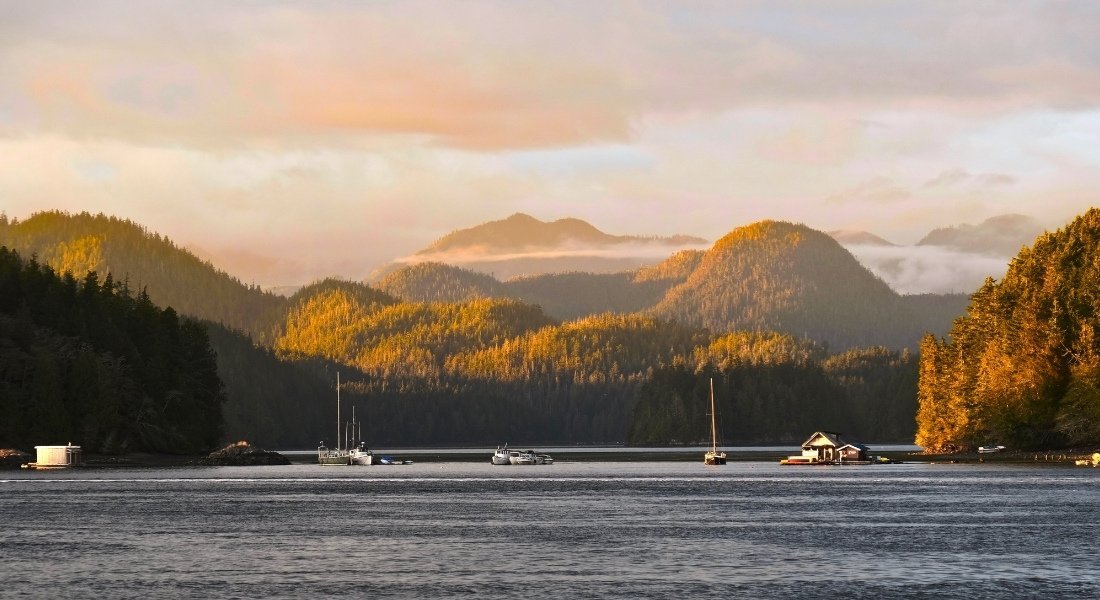 Tofino sur l'île de Vancouver