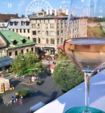Old Montreal rooftop