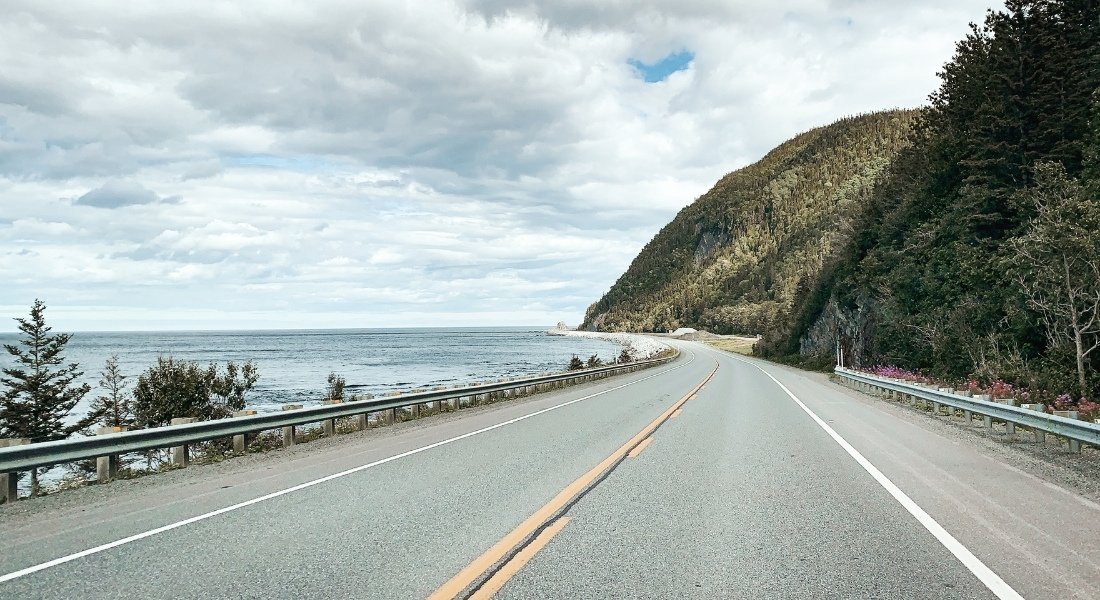 route côte Gaspésie 