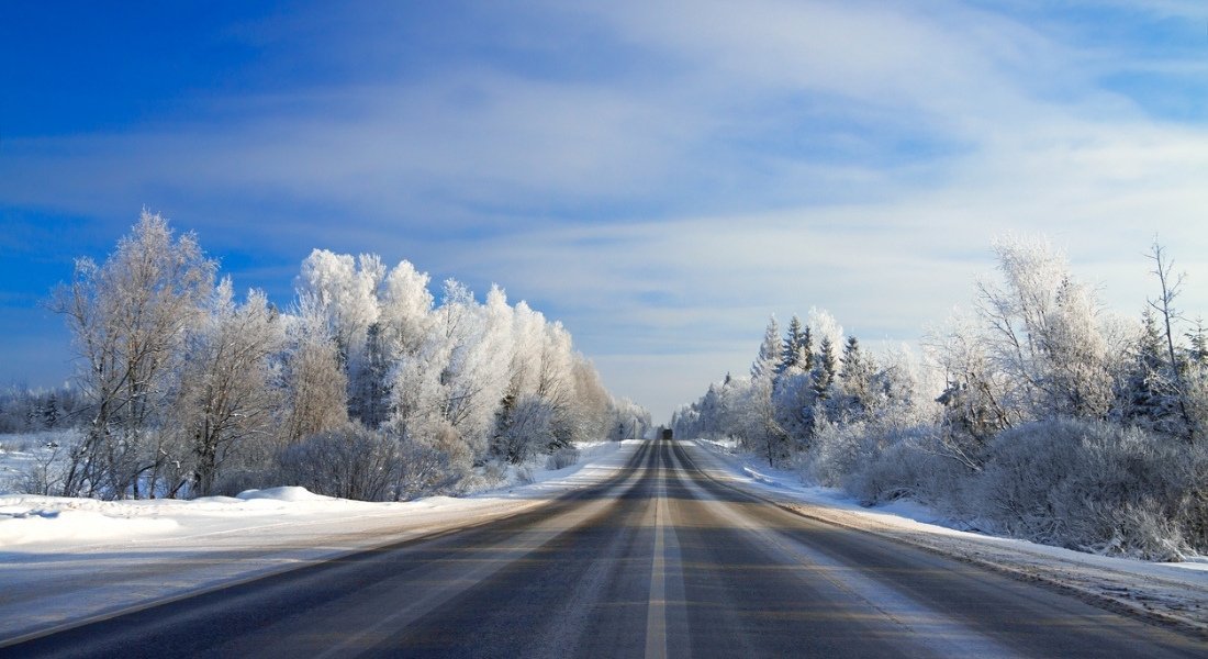 Road trip hivernal