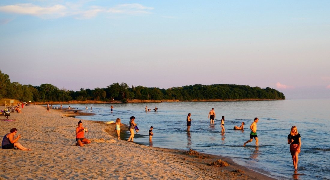 outlet river sandbanks