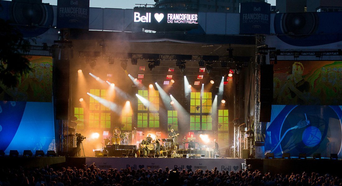 scène de concert à Montréal