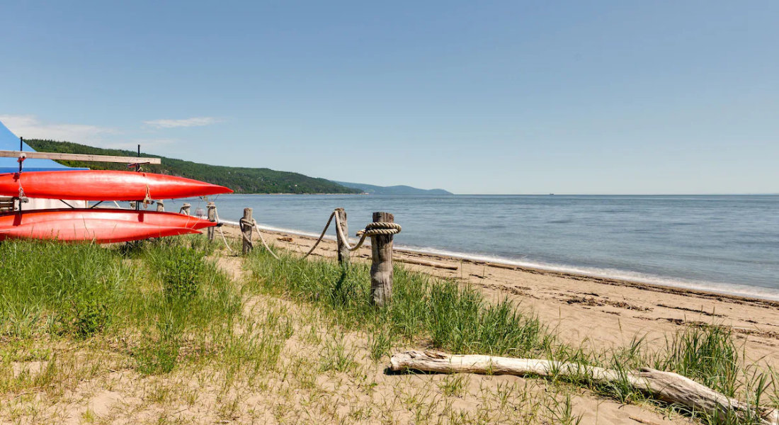 Sainte Irénée Beach in Charlevoix