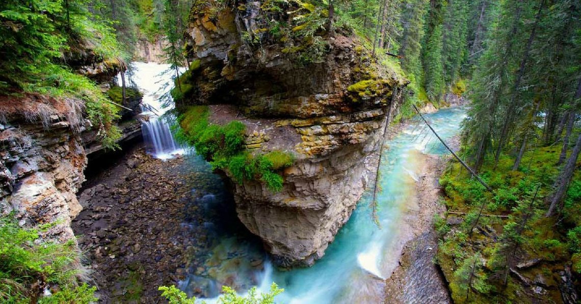 top randonnées ouest canadien johnston canyon