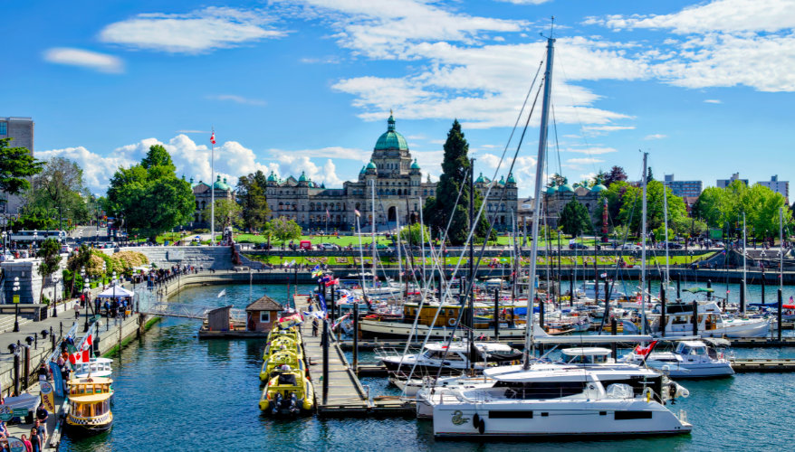 Victoria Inner Harbour on Vancouver Island