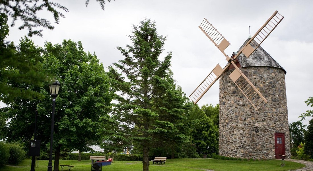Le moulin du centre d'interprétation 