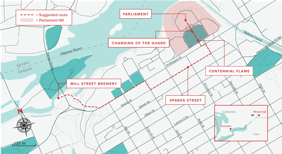 Ottawa activities map