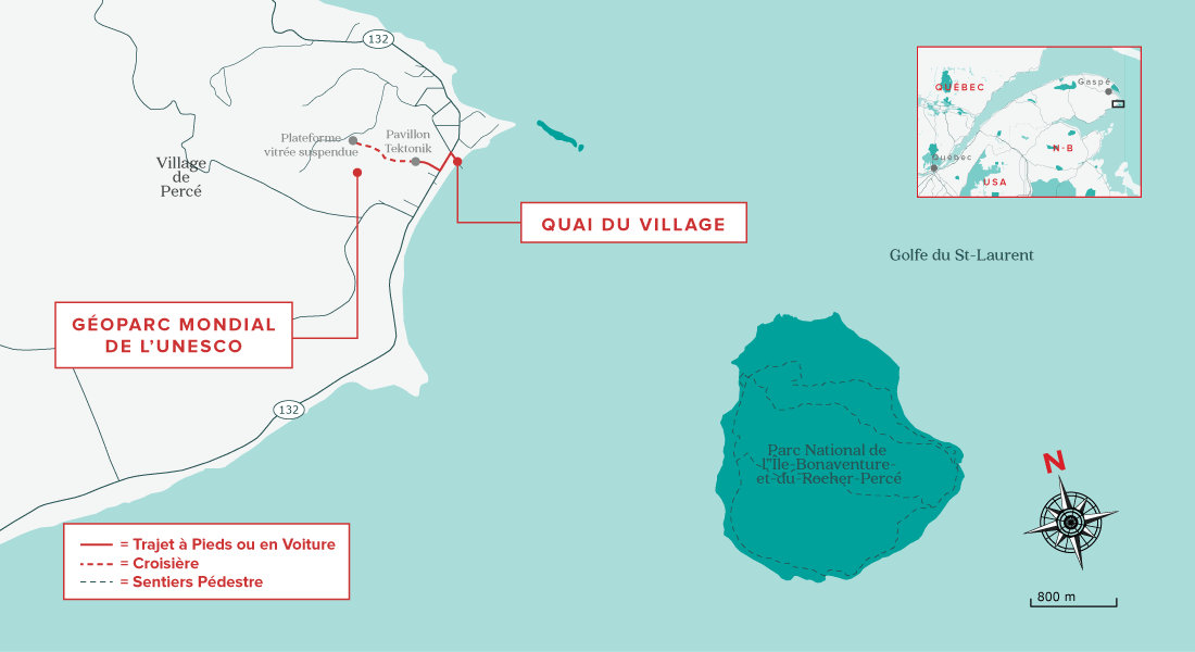 Visiter Percé en 24 heures itinéraire