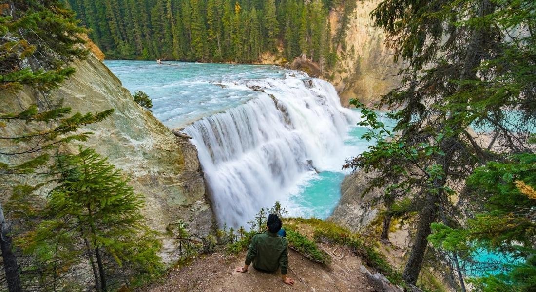 Wapta Falls dans le parc Yoho