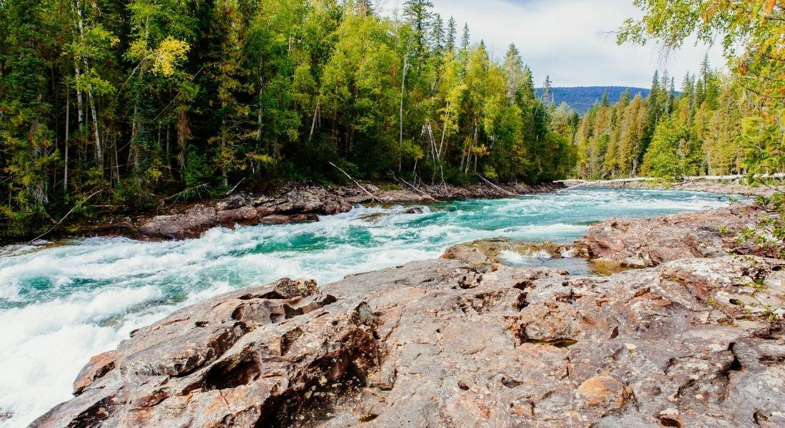 Bailey's Chute in Wells Gray Park Family-friendly activities in Wells Gray Park
