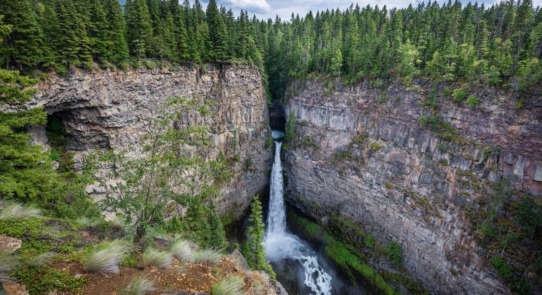 Spahats Falls in Wells Gray Park Activities in Wells Gray Park