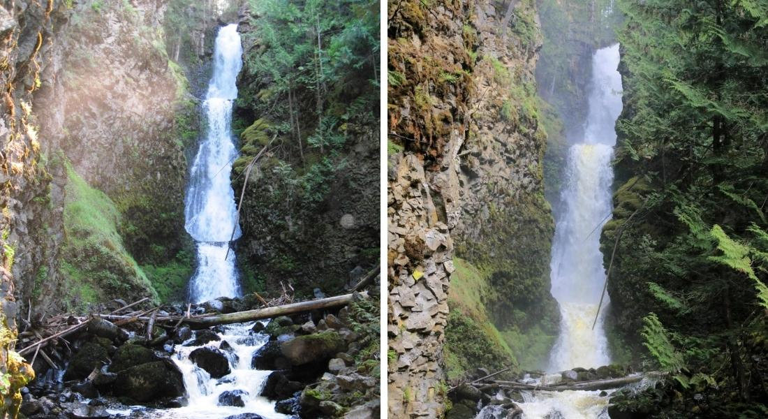 Deckers Falls in Wells Gray Park Must-see in Wells Gray Provincial Park