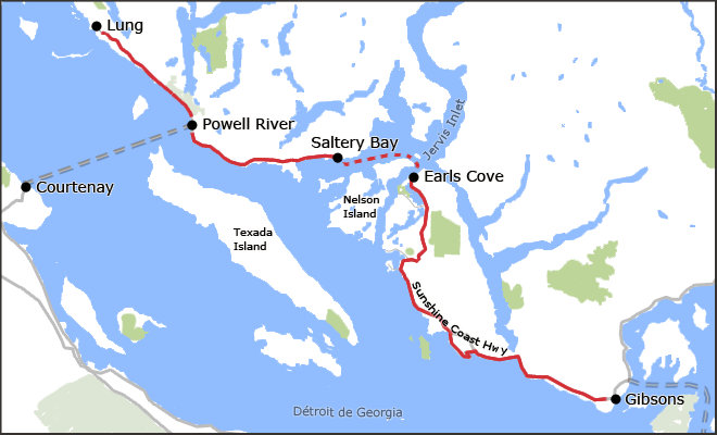 Route Sunshine-Coast
