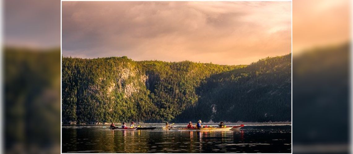 Kayak sur le fjord