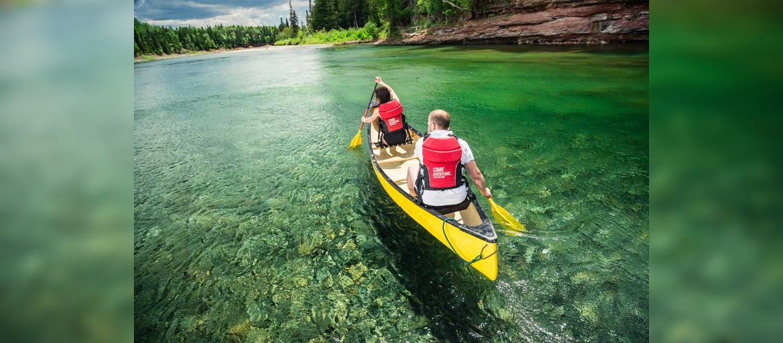 Canot sur la rivière Bonaventure