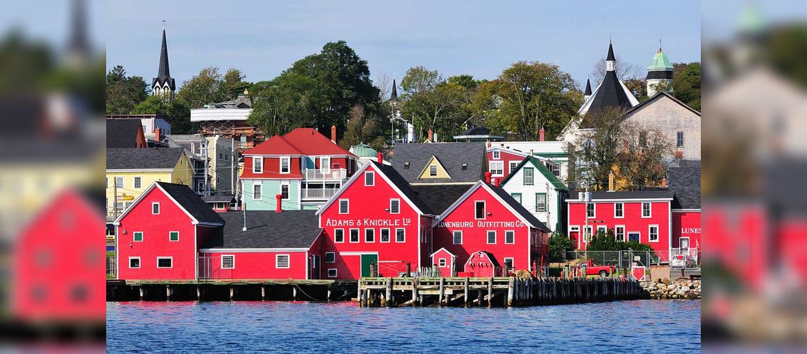 Guided tour of Lunenburg, Nova Scotia, Canada