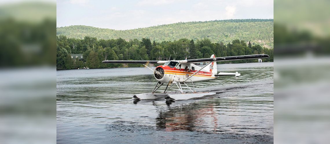 Transfert hydravion en pourvoirie - La Tuque