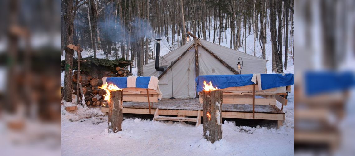 Nuitée en forêt, Les Laurentides, QC 