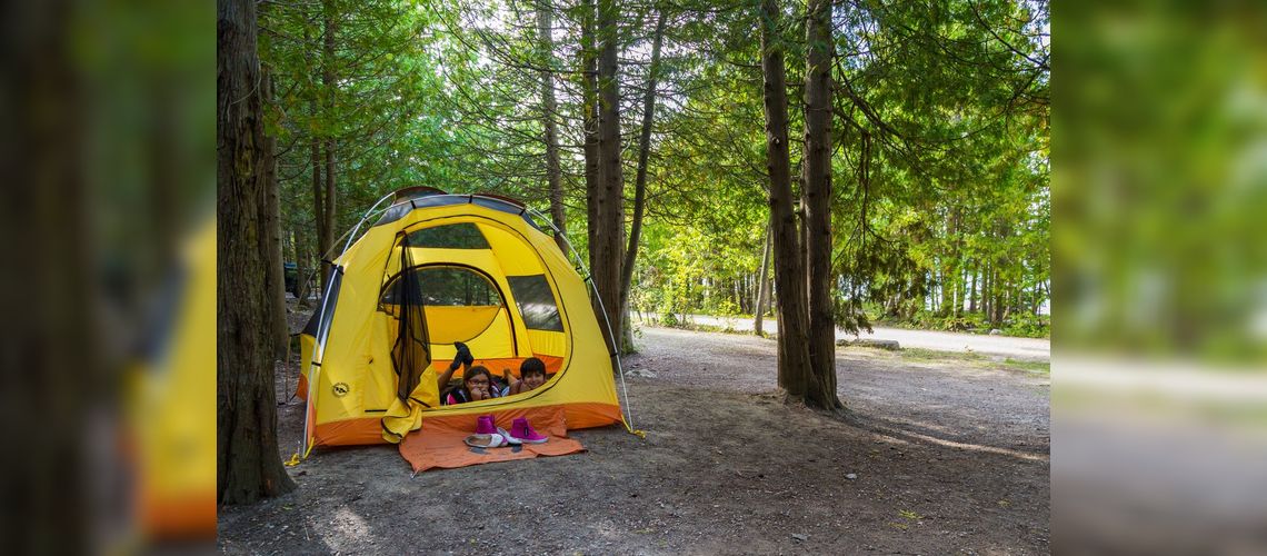 Camping Cyprus Lake, Péninsule de Bruce, Ontario