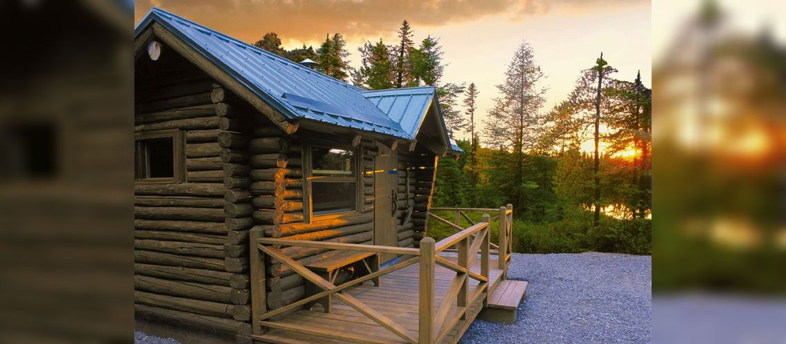 Chalet dans le parc national d'Aiguebelle, QC