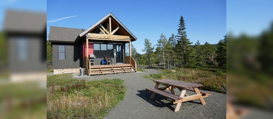 Chalets dans le Parc du Bic, Québec, Canada