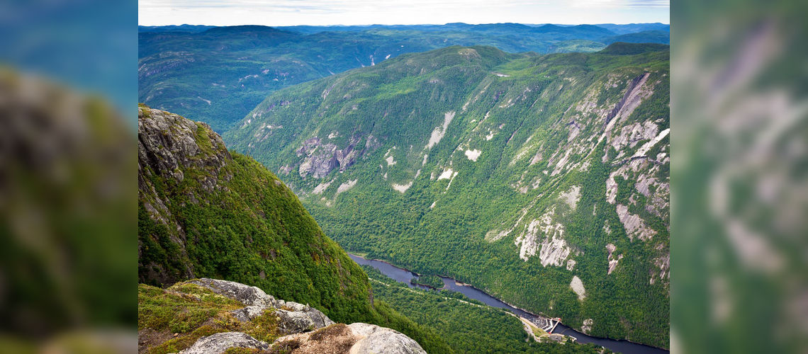 Vue des Hautes-Gorges