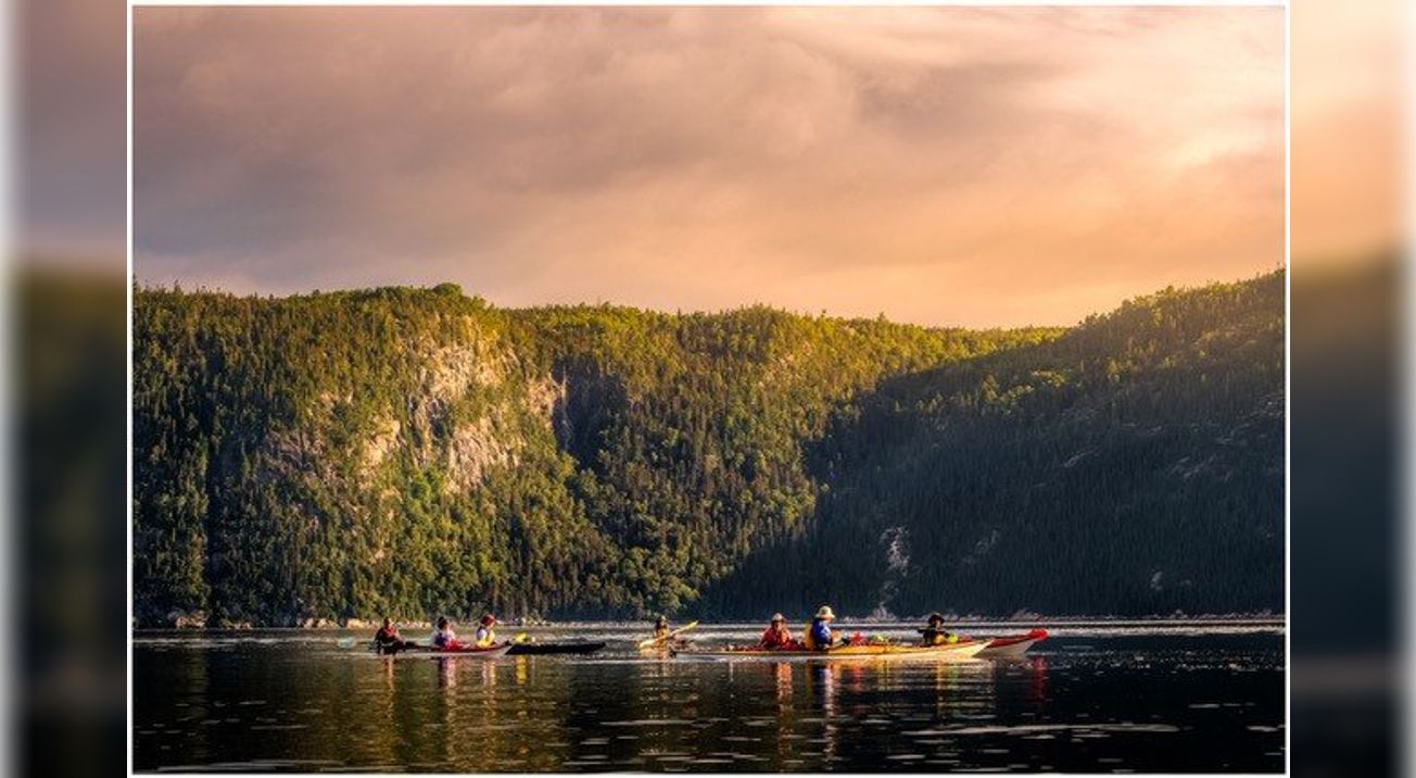 Kayaking on the fjord