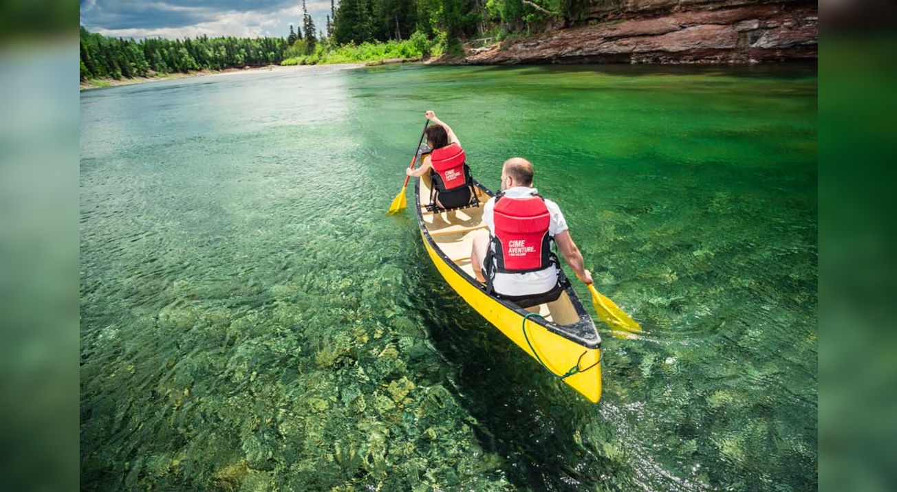 Canot sur la rivière Bonaventure