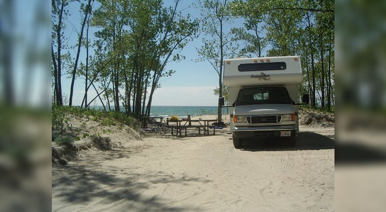 Camping Sandbanks, Ontario, Canada