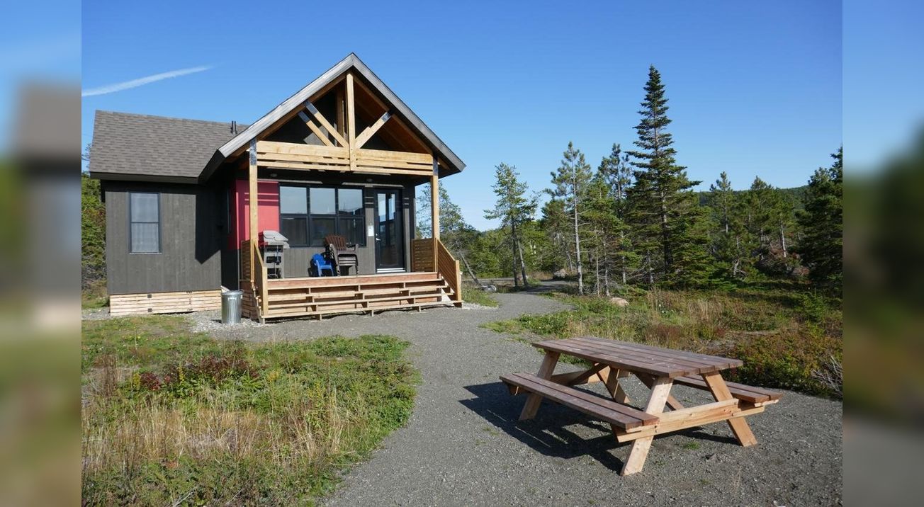 Cabins, Bic National Park, Quebec, Canada