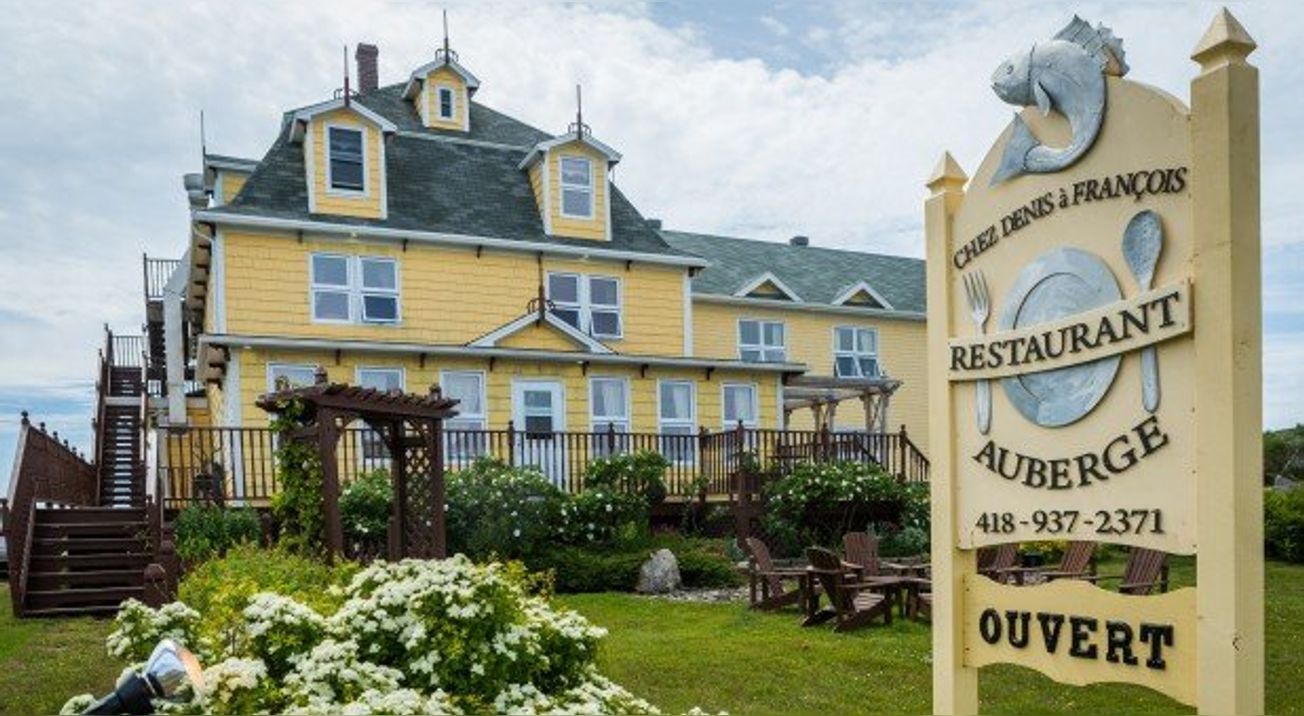 Auberge Chez Denis à François, Havre-Aubert, QC