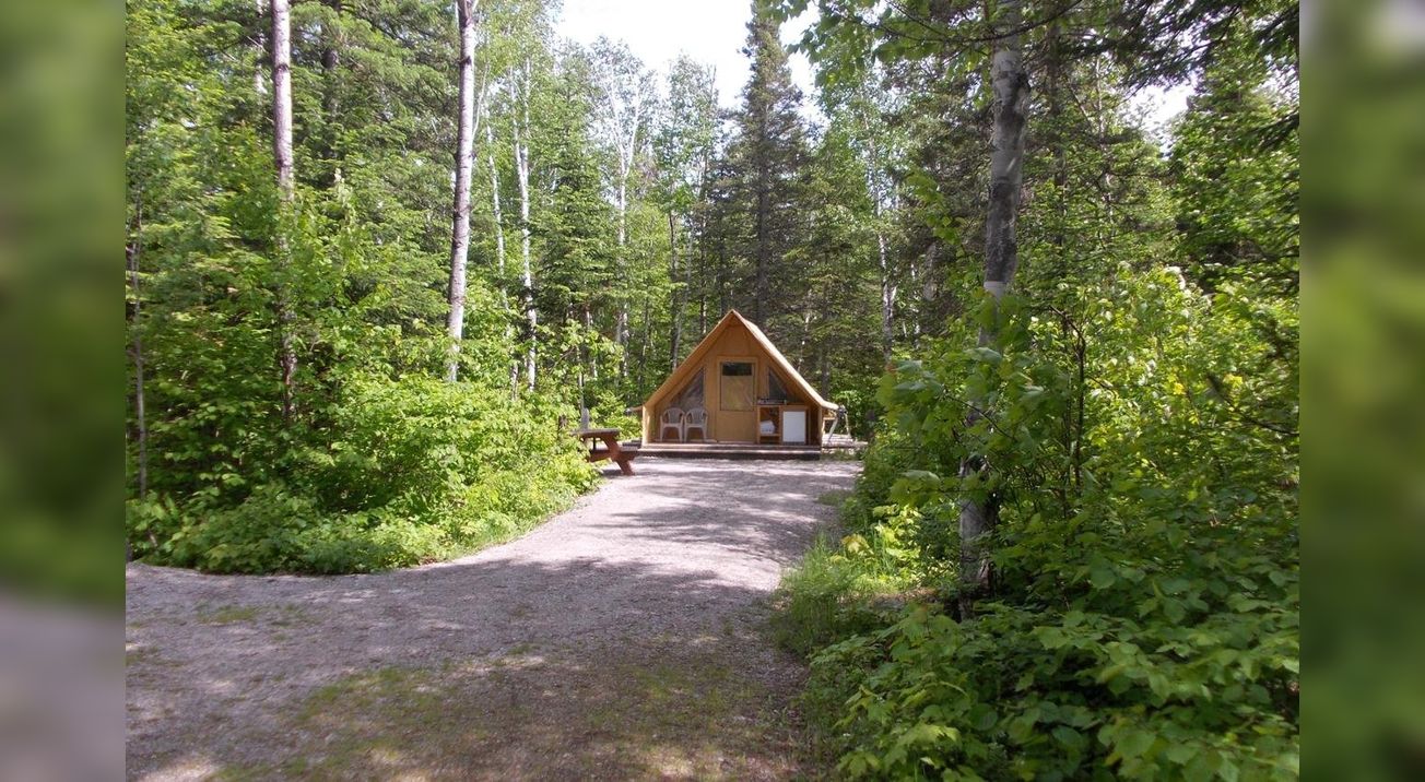 Ready-to-camp,Grands-Jardins National Park, Quebec