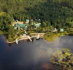 Aerial view of the outfitter